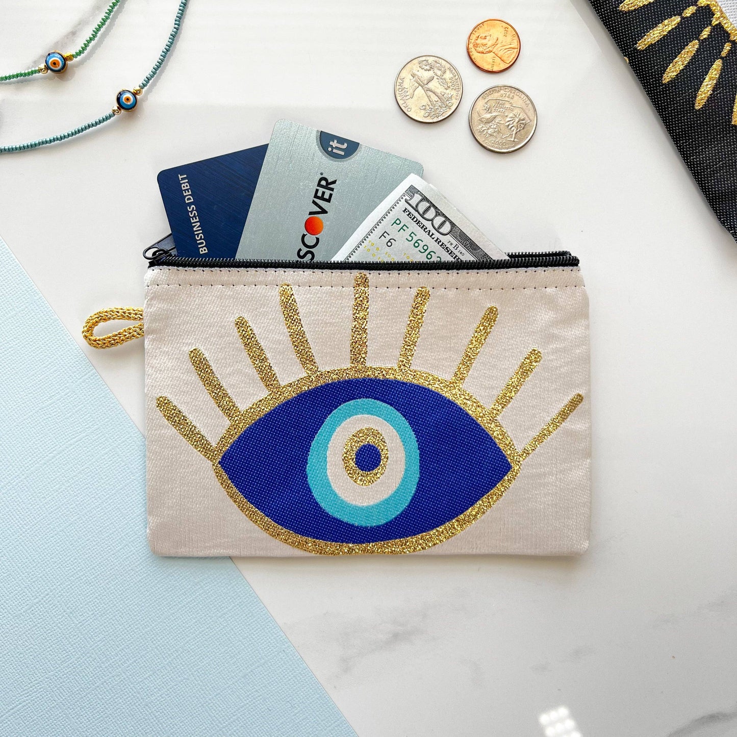 Evil Eye Coin Purse