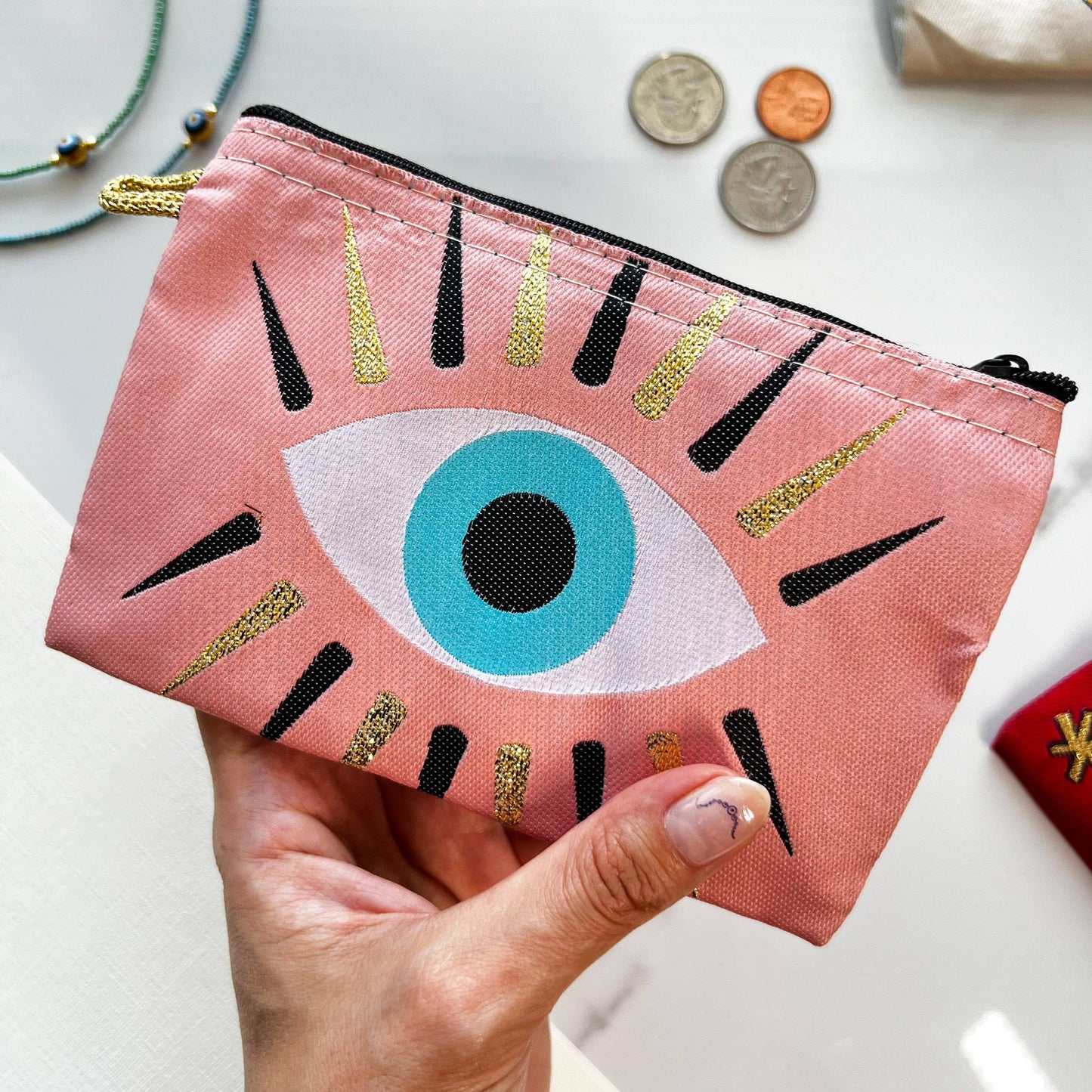 Evil Eye Coin Purse