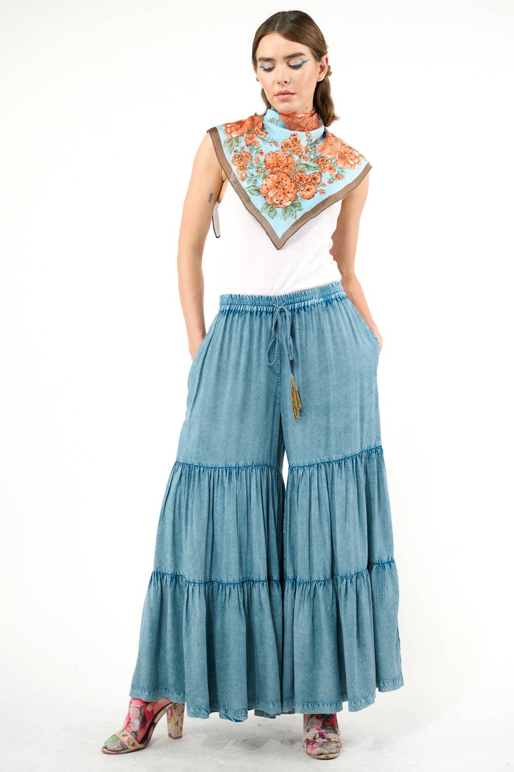 Dreamer Denim Palazzo Pants