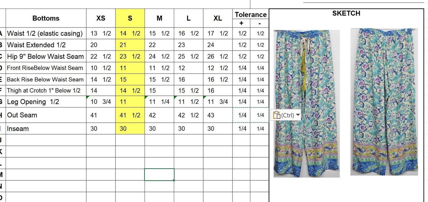 French Riviera Pants: Olive Floral