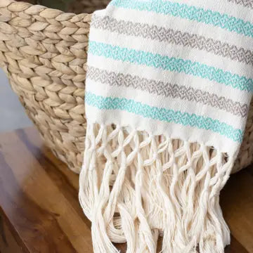 Handwoven Organic Cotton Shawl