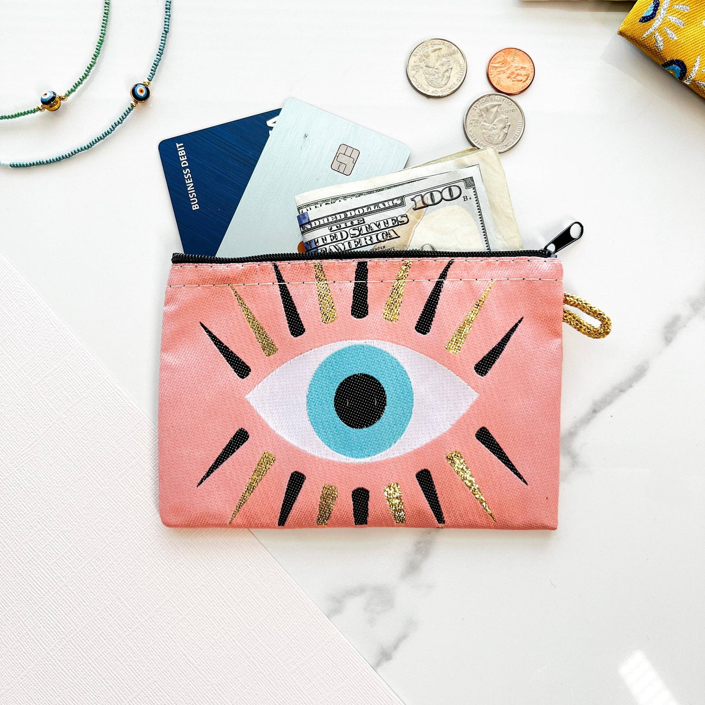 Evil Eye Coin Purse