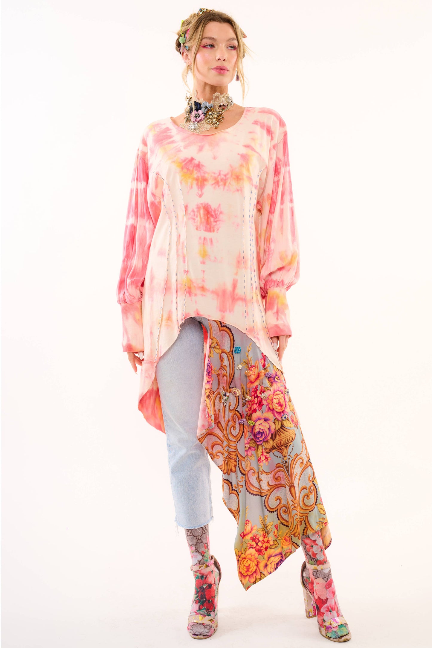 Sunsets Vintage Wash Top
