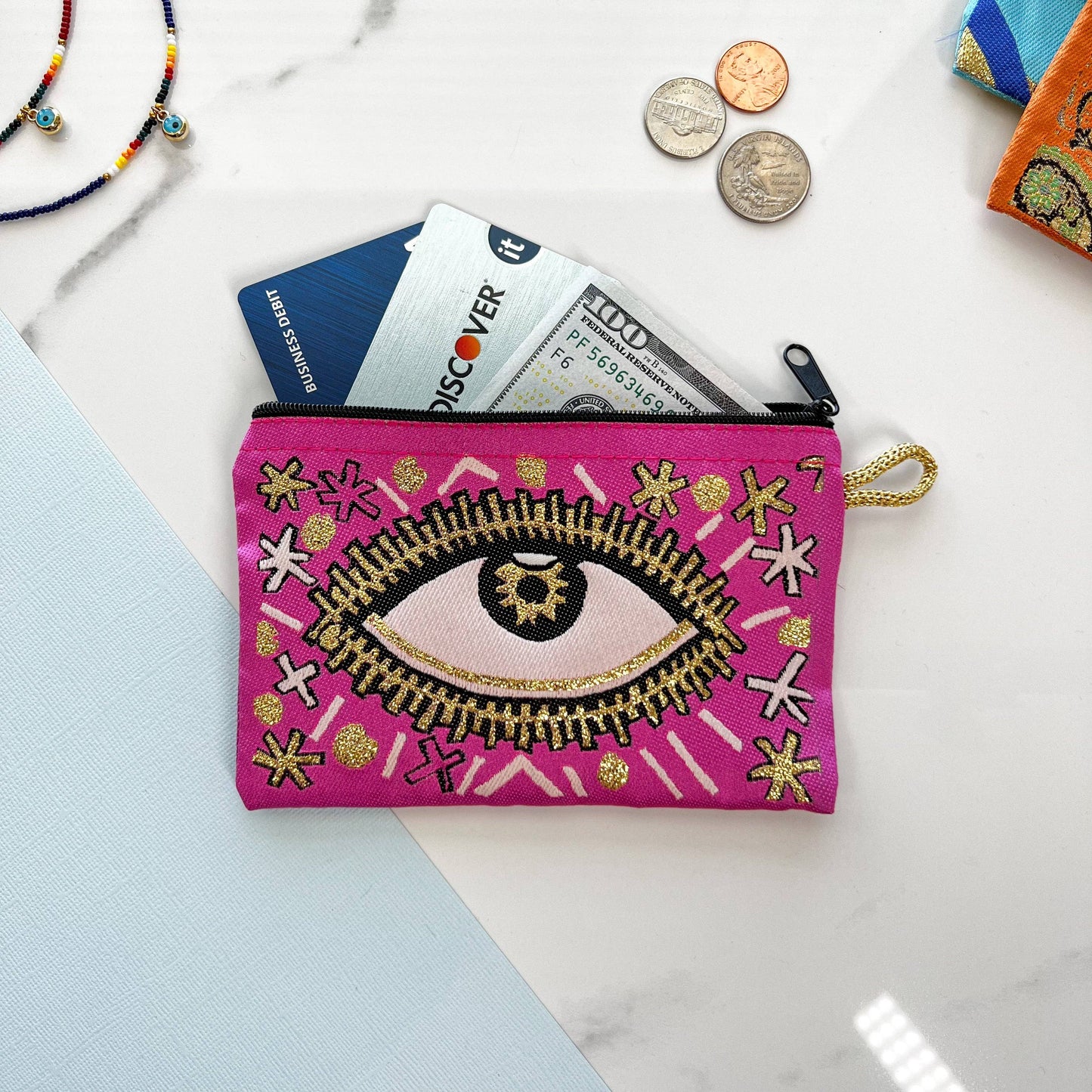 Evil Eye Coin Purse