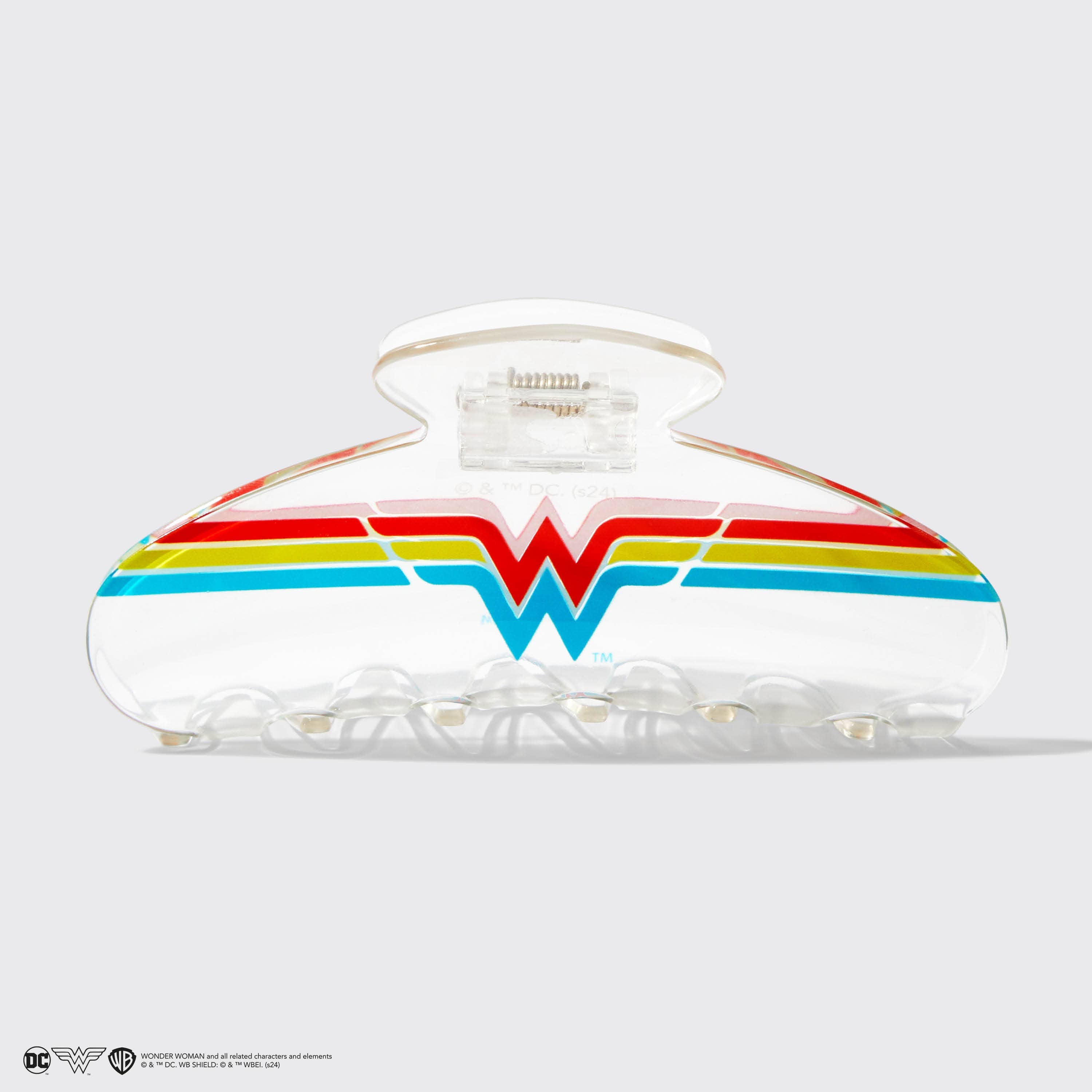 Wonder Woman Clear Acrylic Hair Clip