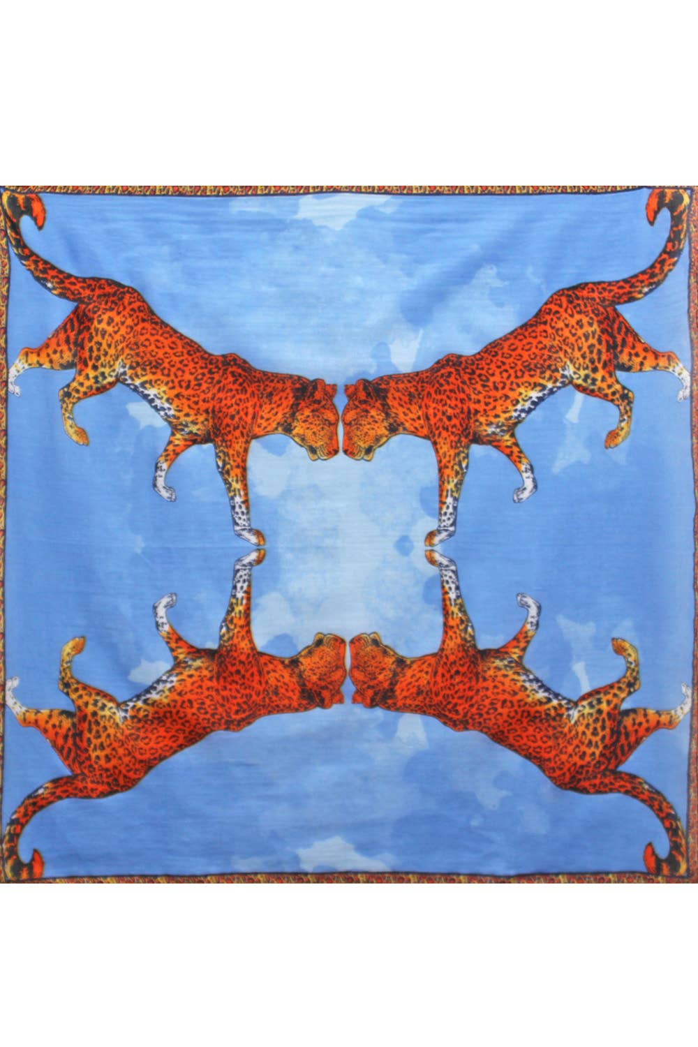 Safari Babe Bandana : Blue Leopard / One size