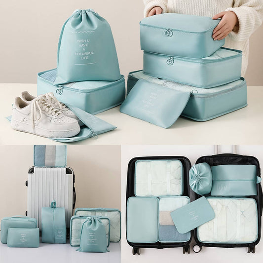 6 SET PACKING CUBES FOR SUITCASES_CWAB0542: BEIGE / (OS) 2