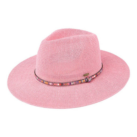 Beaded Panama Hat
