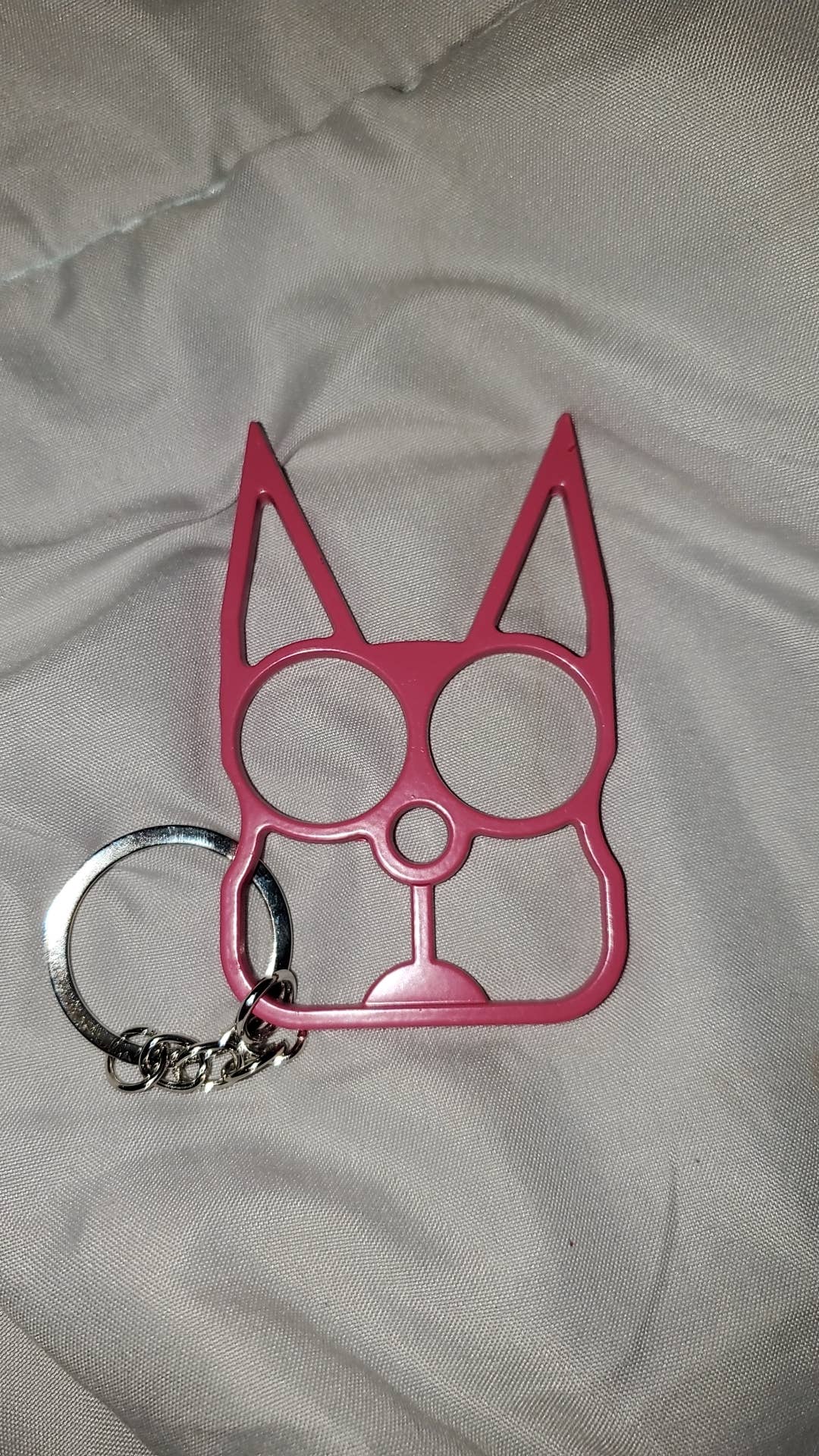 Defense Kitty Keychain: Orange