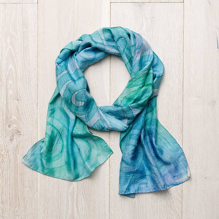 Blue Gogo Scarf