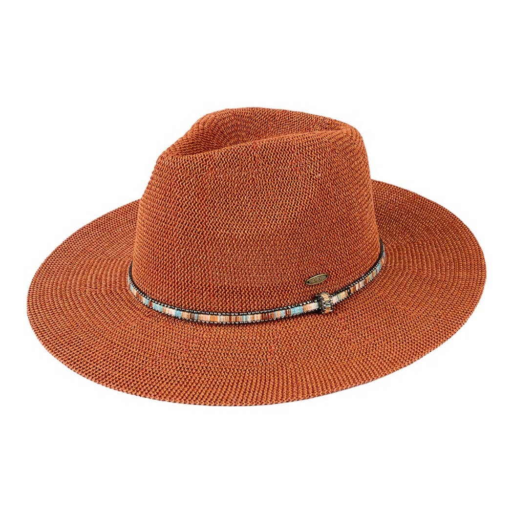 Beaded Panama Hat