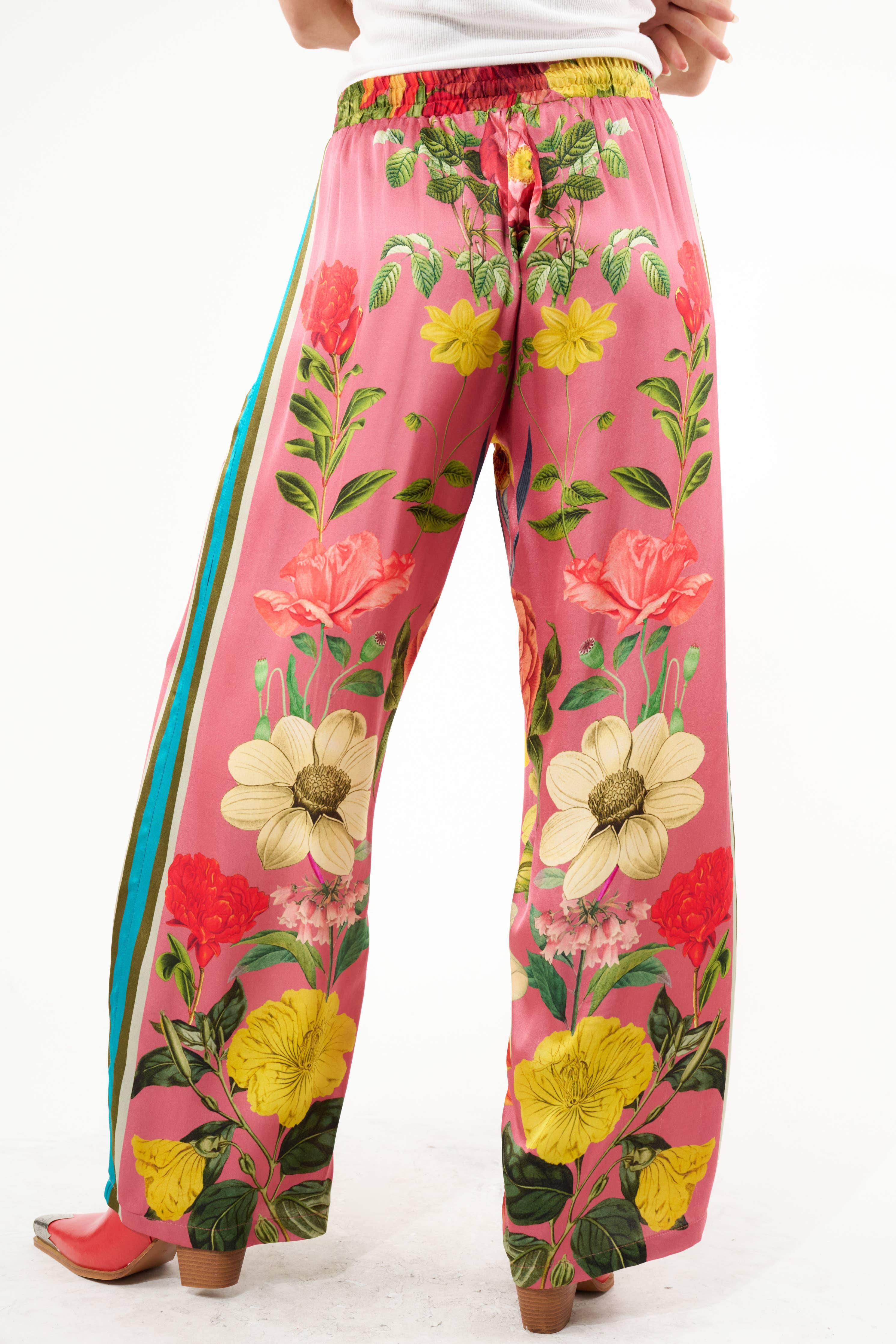 My Valentine Pants: Dusty Rose Floral / S