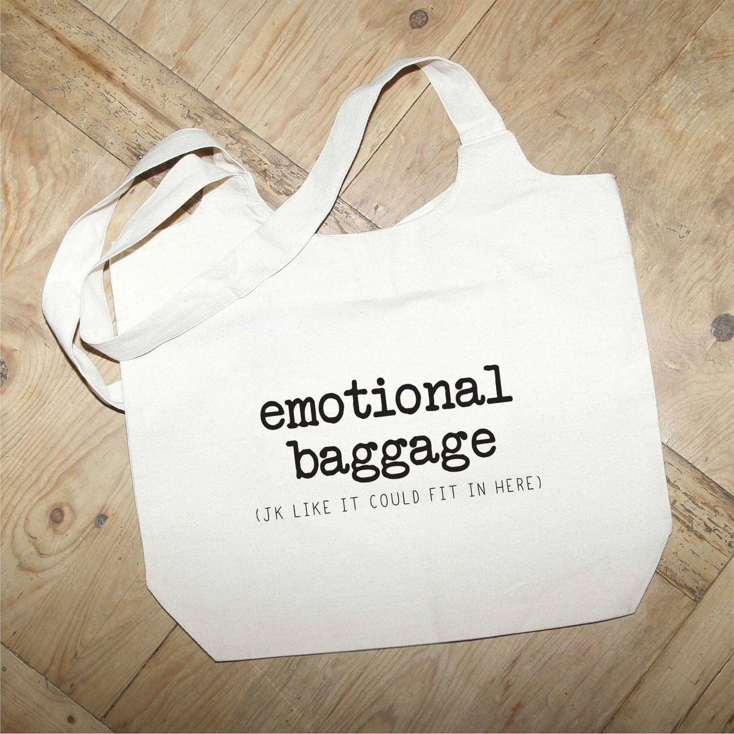 Emotional Baggage Natural Tote Bag