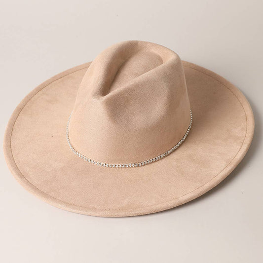 Rhinestone Fedora