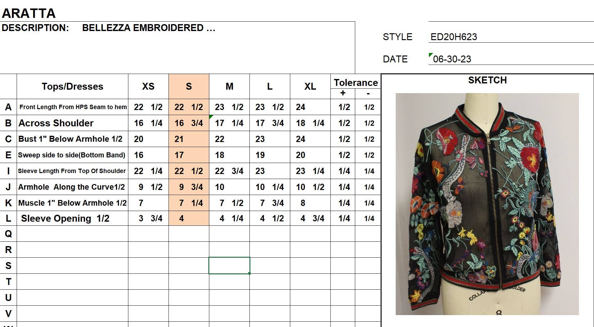 Bellezza Floral Bomber Jacket