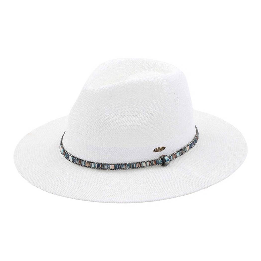 Beaded Panama Hat