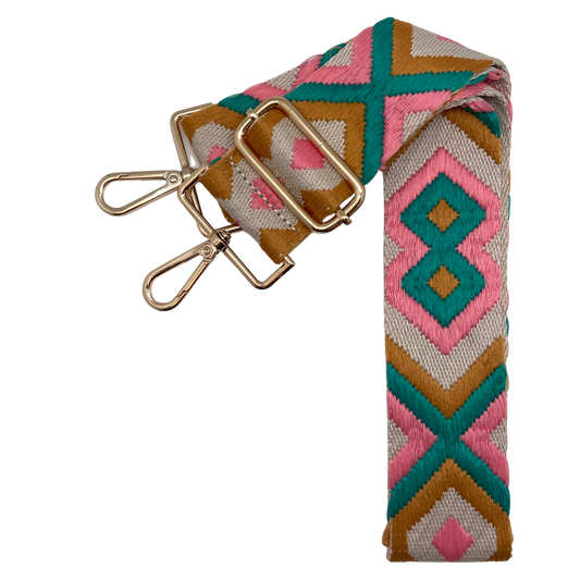 Be Bold Bag Strap - Boho Brights : Tutti Frutti / Gold