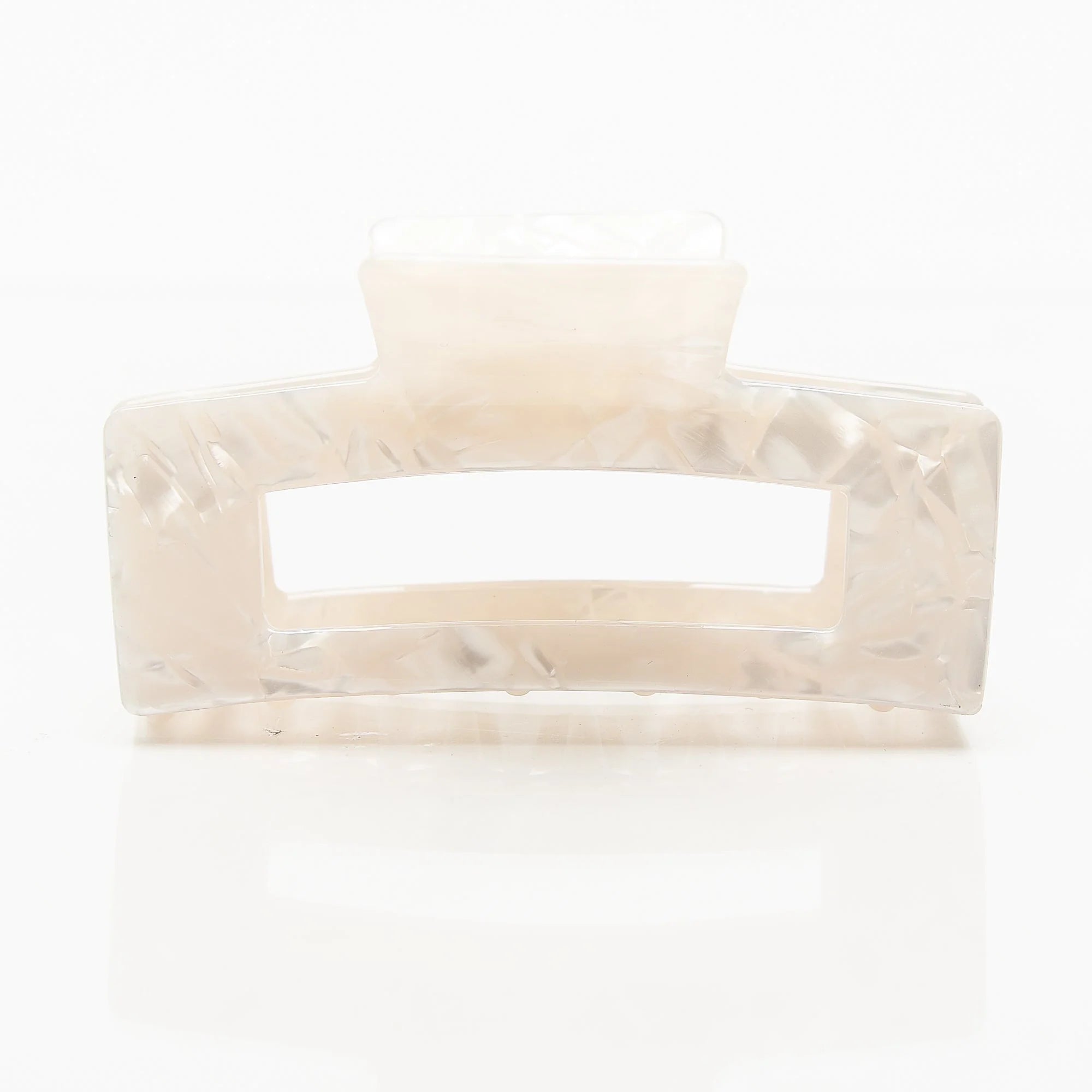 Jumbo 4-Inch Acetate Hair Claw - BETTY: PEARL / ONE SIZE