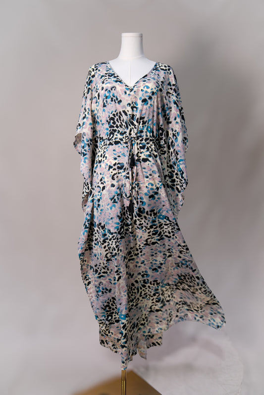 Jet Set Silk Kaftan