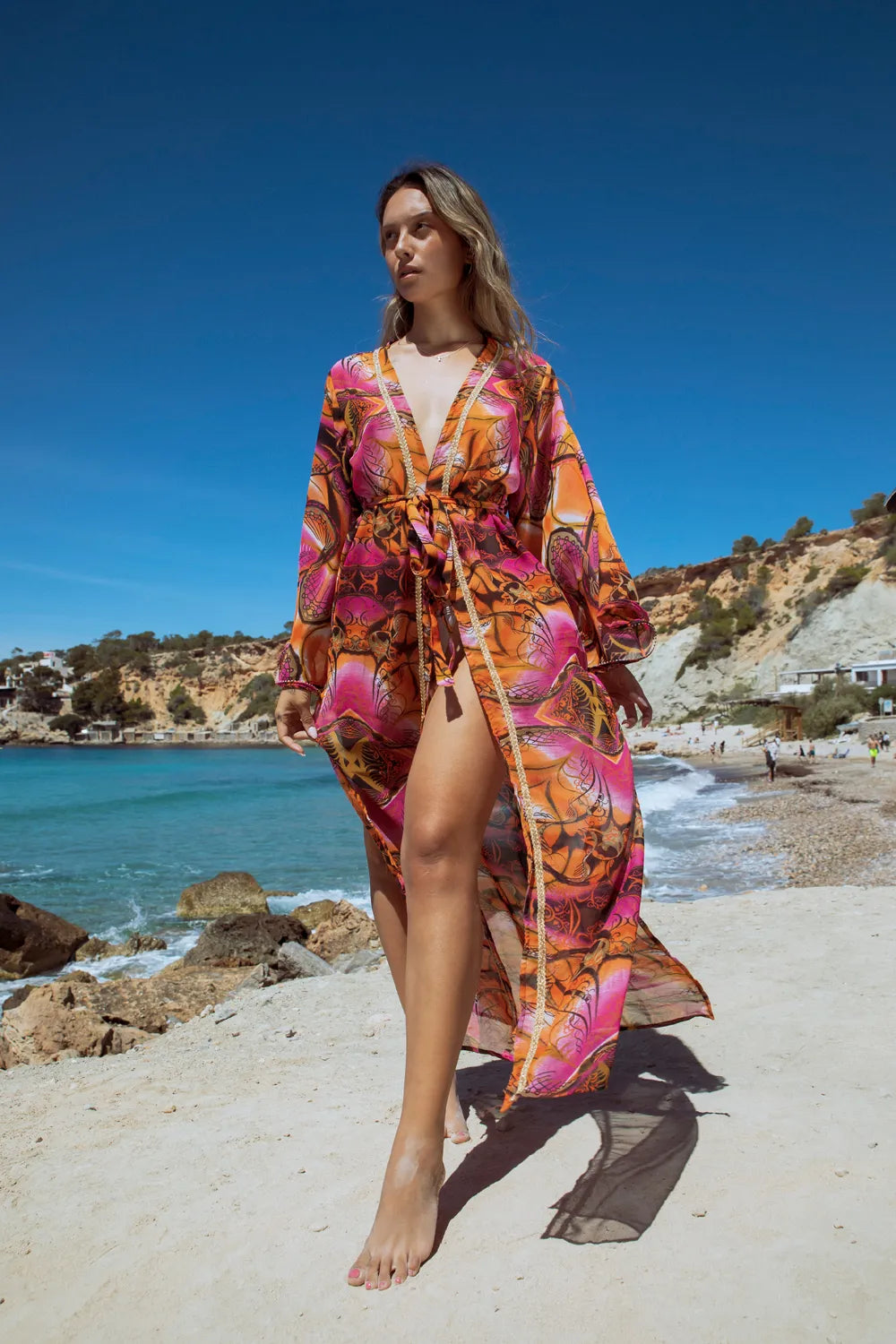 Mallorca Chiffon Kimono