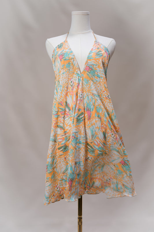 Wander Far Silk Mini Dress