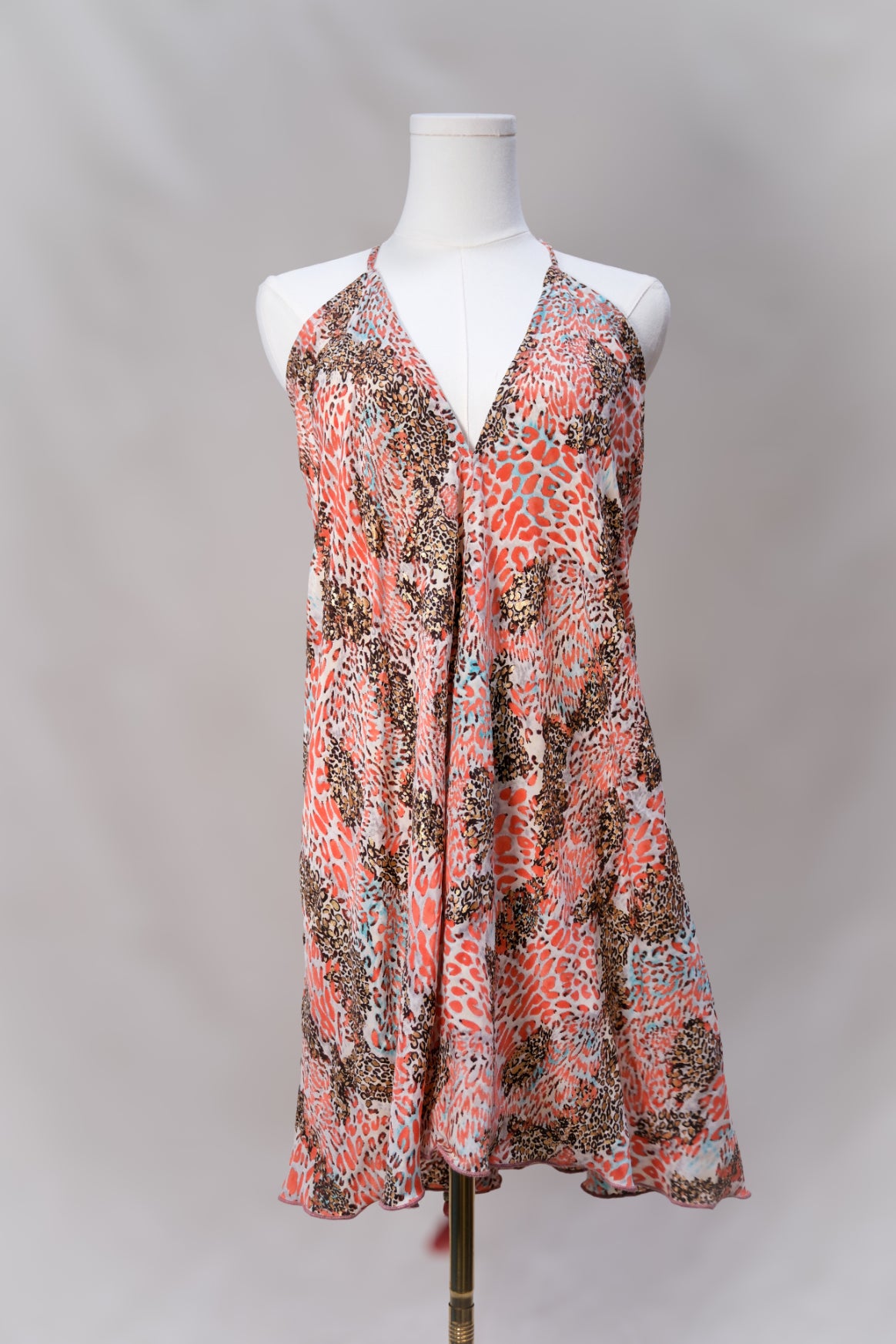Wander Far Silk Mini Dress