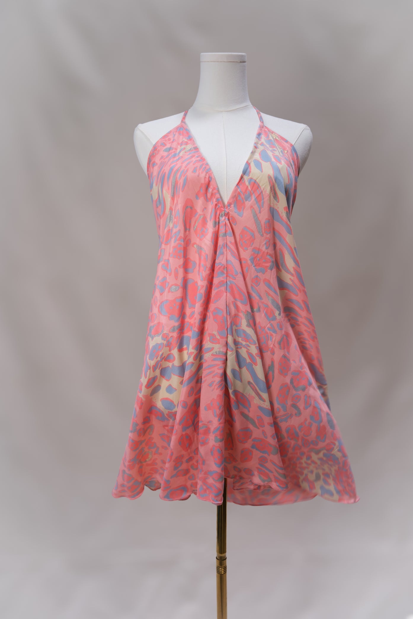 Wander Far Silk Mini Dress