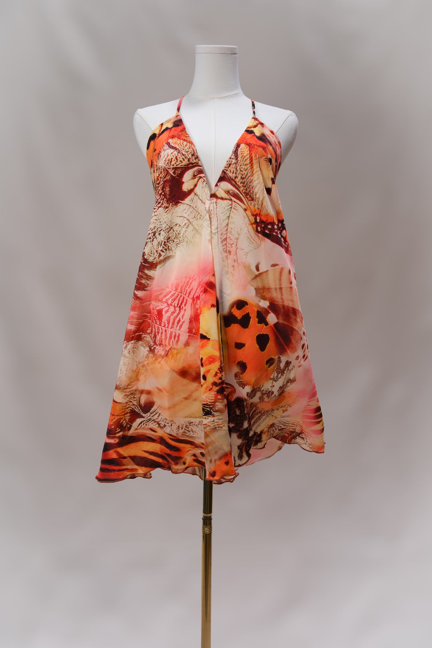 Wander Far Silk Mini Dress