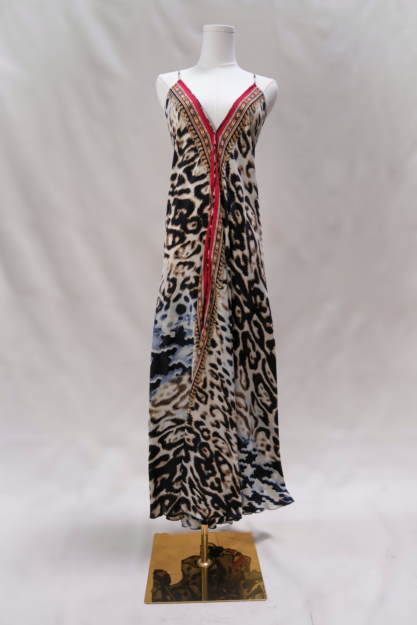 Wander Far Silk Maxi Dress