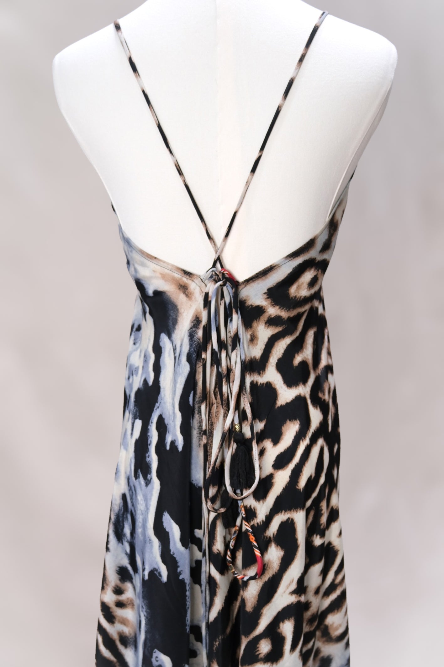 Wander Far Silk Maxi Dress