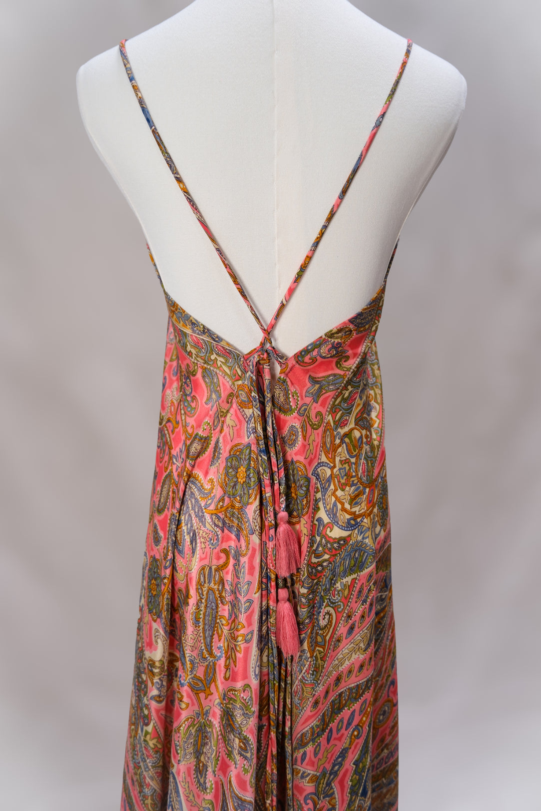 Wander Far Silk Maxi Dress