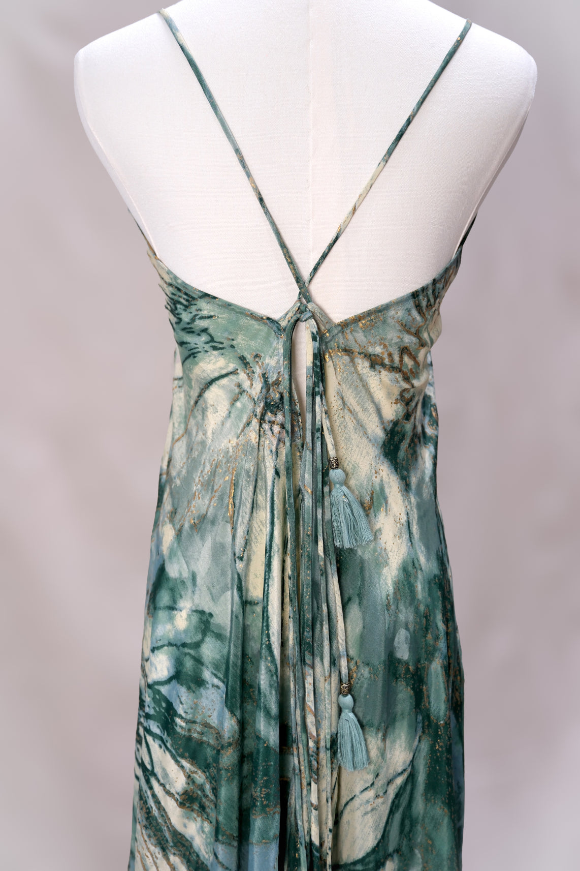 Wander Far Silk Maxi Dress