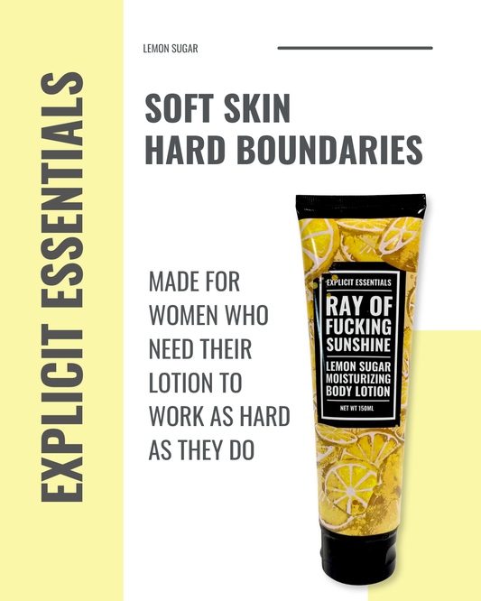 Ray Of Fucking Sunshine Lotion