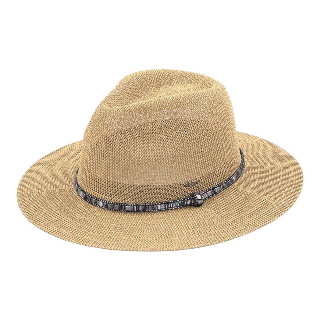 Beaded Panama Hat