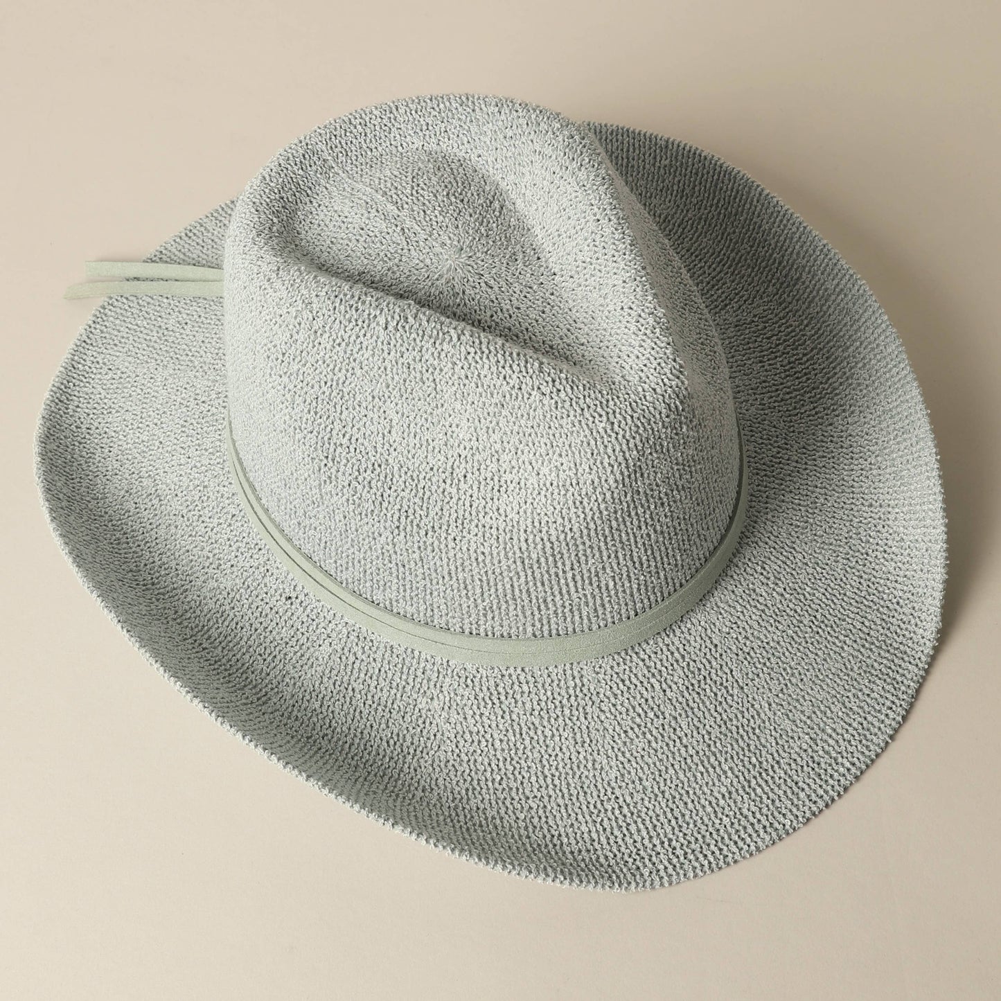 Solid Color Terry Cloth Cowboy Panama Adjustable Sun Hat